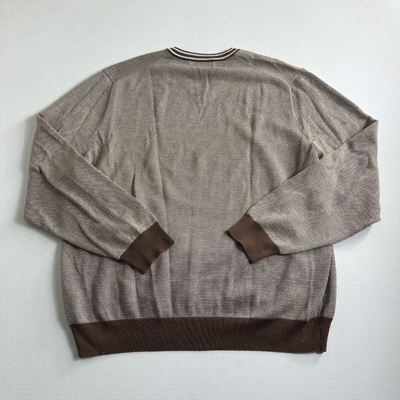 Brooks Brothers Men's Sweater Pullover Size XL V-Neck 100%‎ Supima Cotton Casual - Picture 2 of 8